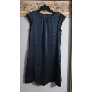 Banana Republic 6 Blue 100% Silk Pocket Dress